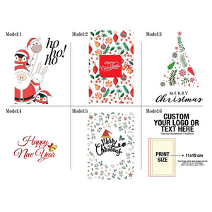 Custom Christmas Sketchbook 6" × 8" (15 × 20 cm) – Personalized Holiday Drawing Journal, Gift Notebook - Pamusan.com