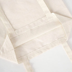 Custom Cotton Shoulder Tote Bag – 14" × 12" (35 × 30 cm) – Natural - Pamusan.com