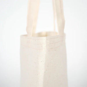 Custom Cotton Shoulder Tote Bag – 14" × 12" (35 × 30 cm) – Natural - Pamusan.com