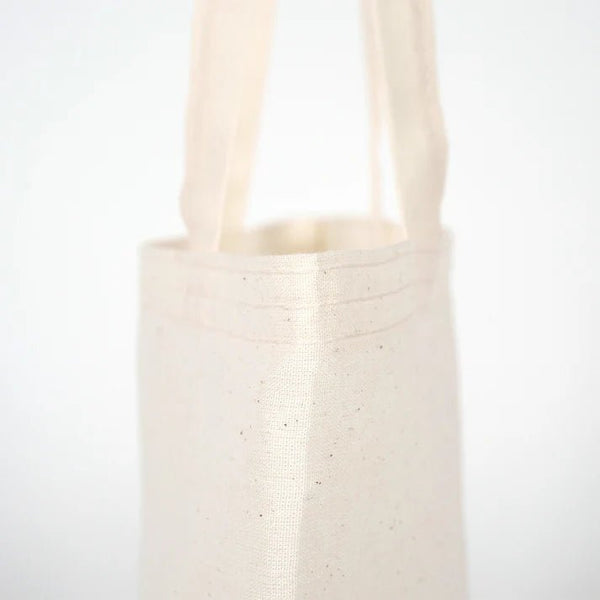 Custom Cotton Shoulder Tote Bag – 14" × 12" (35 × 30 cm) – Natural - Pamusan.com