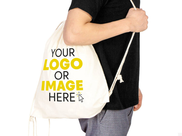 Custom Cotton Drawstring Bags – Personalized Eco-Friendly Backpacks with Logo Print | Pamusan