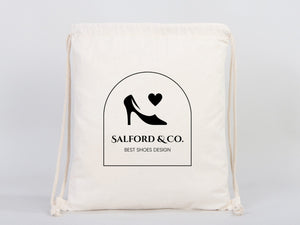 Custom Cotton Drawstring Bags – Personalized Eco-Friendly Backpacks with Logo Print — back view | Pamusan