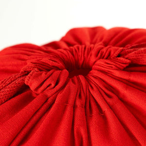 Custom Fabric Pouch Red - 10" x 14"(25 cm x 35 cm) - 4 oz - Pamusan.com