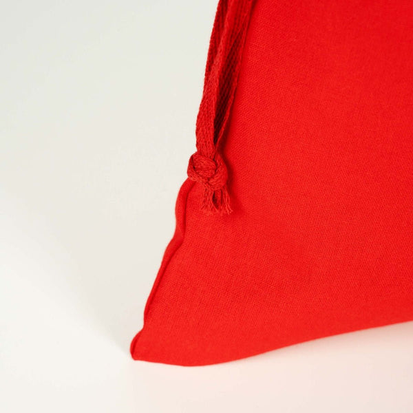 Custom Fabric Pouch Red - 12" x 16"(30 cm x 40 cm) - 4 oz - Pamusan.com