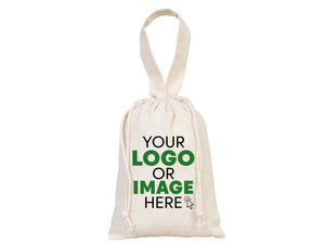 Custom Favor Bags 6"W x 8"H (15,5 cm x 20 cm) Party Favor Bags Muslin Bags Drawstring & Handle Party Favor Bags , Cotton Gift bags - Pamusan.com
