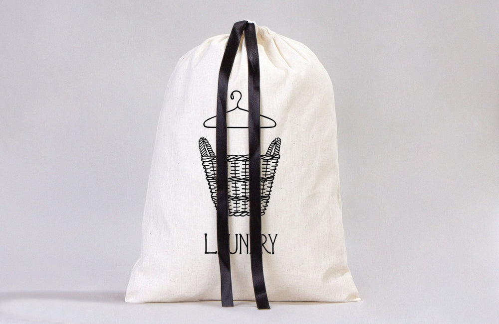 Custom 12x16 Favor & Laundry Bags - Drawstring Cotton, Logo Print | Pamusan