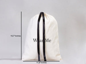 Custom 12x16 Favor & Laundry Bags - Drawstring Cotton, Logo Print — custom print | Pamusan