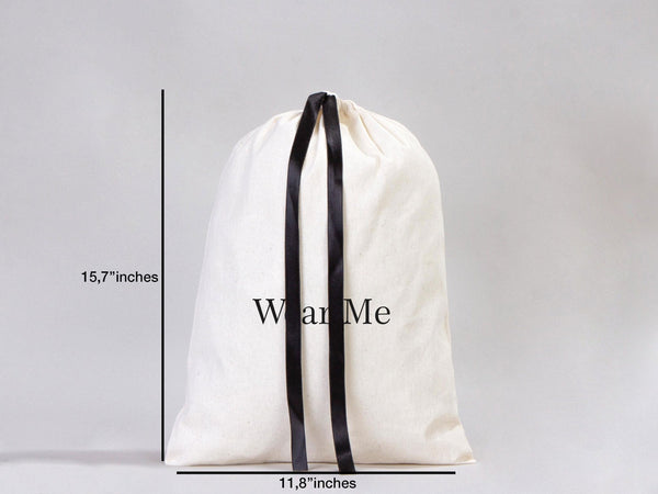 Custom 12x16 Favor & Laundry Bags - Drawstring Cotton, Logo Print — custom print | Pamusan