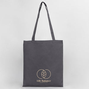 Custom Gray Cotton Tote Bag 14"x16" – Eco - Friendly Personalized Logo, Gift & Promotional Bag - Pamusan.com