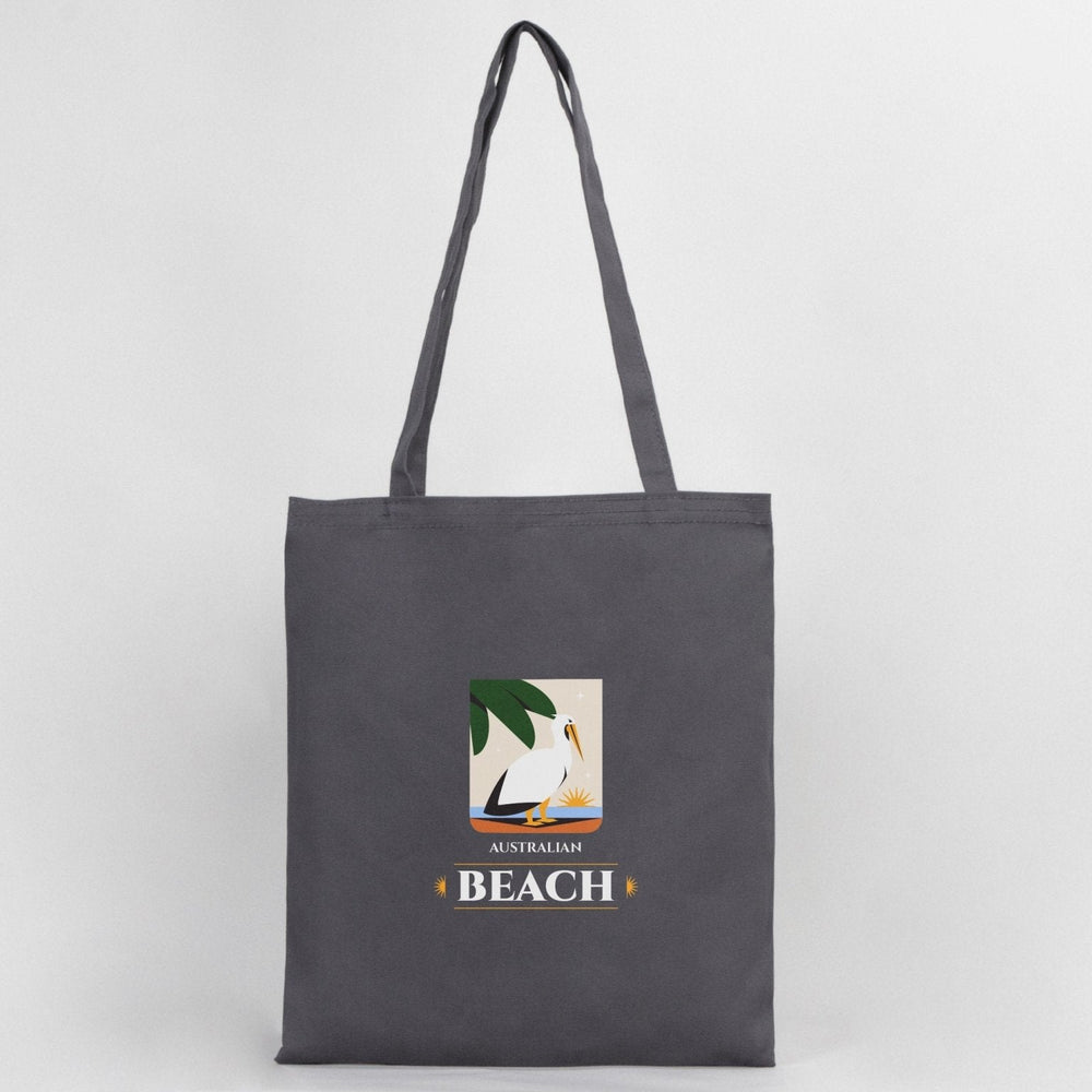 Custom Gray Cotton Tote Bag 14"x16" – Eco - Friendly Personalized Logo, Gift & Promotional Bag - Pamusan.com