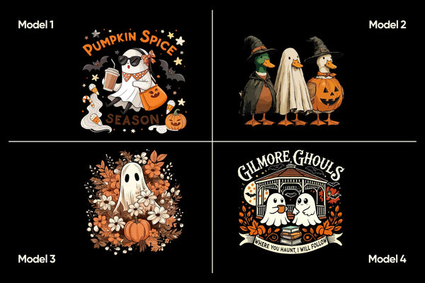 Custom Halloween Tote Bags – Personalized Black Cotton Trick - or - Treat 12 Designs - Pamusan.com