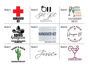 Hangover Gift Bags – Custom Recovery & Survival Kits for Bachelorette Parties — custom print | Pamusan