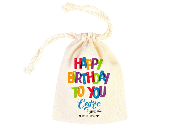 Birthday Goodie Bags – Custom Logo Printed Personalized Party Favor Bags for Kids’ Birthdays & Happy | Pamusan