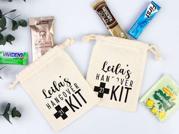 Custom Name Hangover Kit Bag - Party Bags - Pamusan.com
