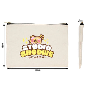 Custom Printed Natural Canvas Clutch Pouch – 10" × 7" (25 × 18 cm) – 10 oz - Pamusan.com