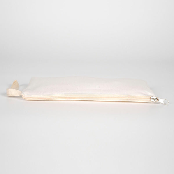 Custom Sublimation Printed Laminated Cotton Clutch Pouch – 10" × 7" (25 × 18 cm) - Pamusan.com