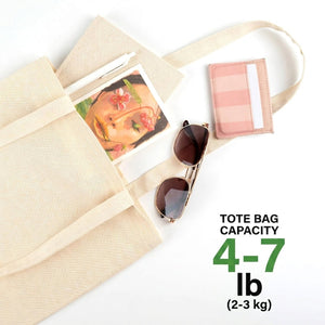 Custom Tote Bag 12"x14" With Logo – Full-Color Print, 6 oz Gabardine Fabric - Pamusan.com
