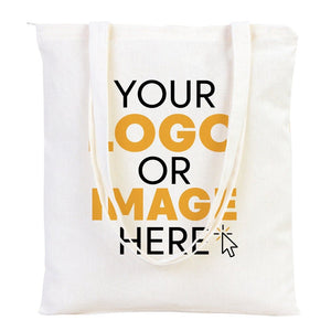Custom Tote Bags with Zipper – 14"x16" Cotton Cloth Bags, Wholesale Options - Pamusan.com