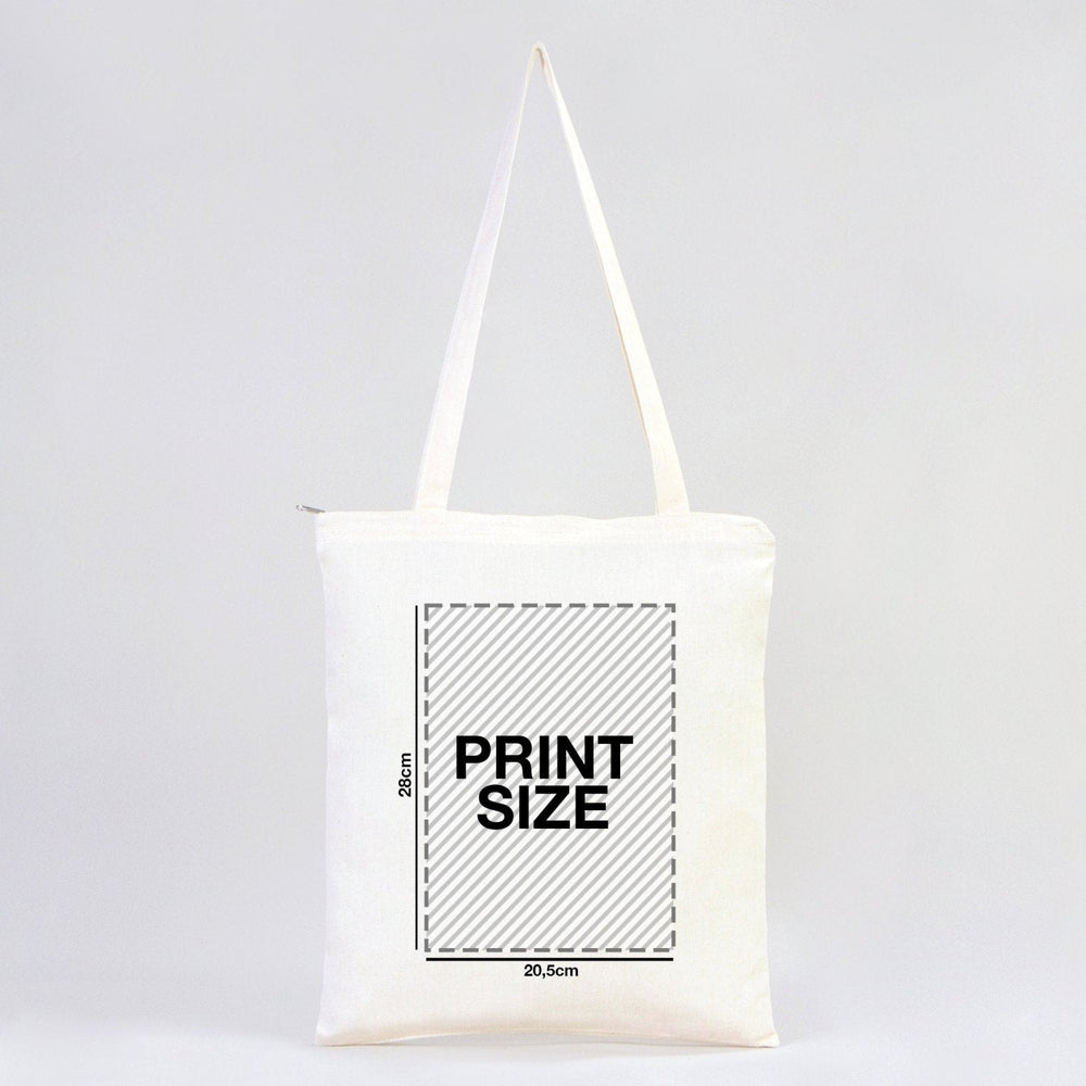 Custom Tote Bags with Zipper – 14"x16" Cotton Cloth Bags, Wholesale Options - Pamusan.com