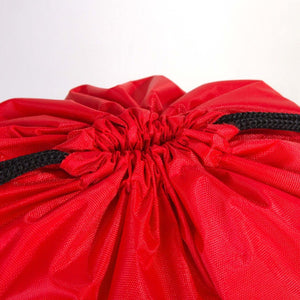 Custom Waterproof Drawstring Backpack – Red, Large 13×18 in (32×45 cm) - Pamusan.com