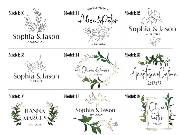Custom Wedding Welcome Bag – Bridesmaid Gift & Bridal Party Tote – Wedding Favor — custom print | Pamusan
