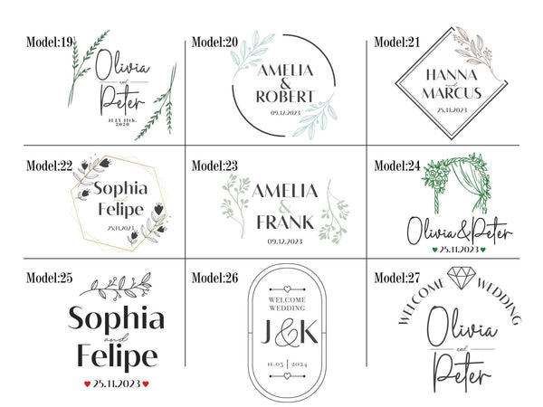 Custom Wedding Welcome Bag – Bridesmaid Gift & Bridal Party Tote – Wedding Favor — custom print | Pamusan