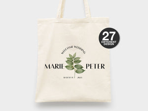 Custom Wedding Welcome Bag – Bridesmaid Gift & Bridal Party Tote – Wedding Favor | Pamusan