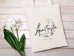 Custom Wedding Welcome Bag - Personalized Bachelorette Party Favor - Bridal Party Gift Bags - Wedding Favors - Pamusan.com