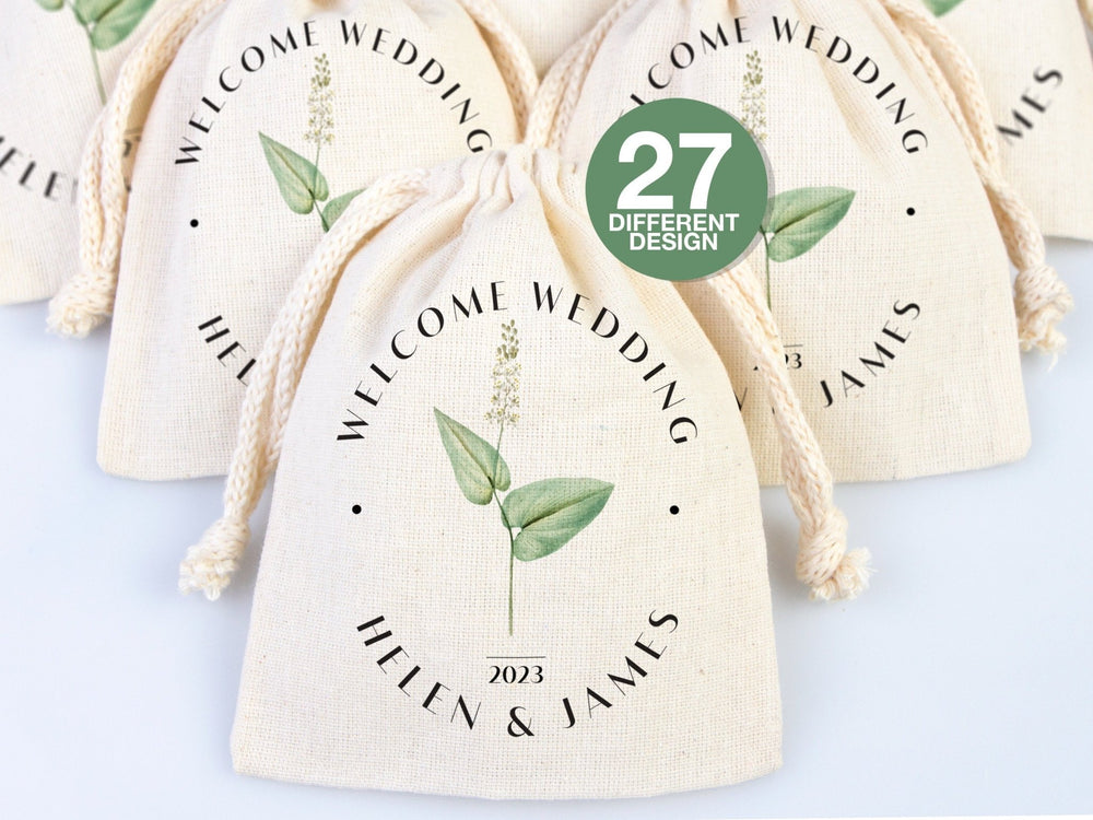 Personalized Wedding Welcome Bags – Custom Hangover Kits, Bachelorette Party Favors & Guest Gift Bags | Pamusan
