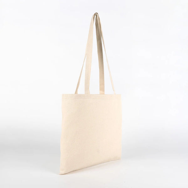 Custom Wide Tote Bag 14"x12" With Logo – Landscape Print, 6 oz Gabardine Fabric - Pamusan.com