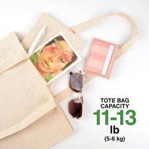 Custom Wide Tote Bag 14"x12" With Logo – Landscape Print, 6 oz Gabardine Fabric - Pamusan.com