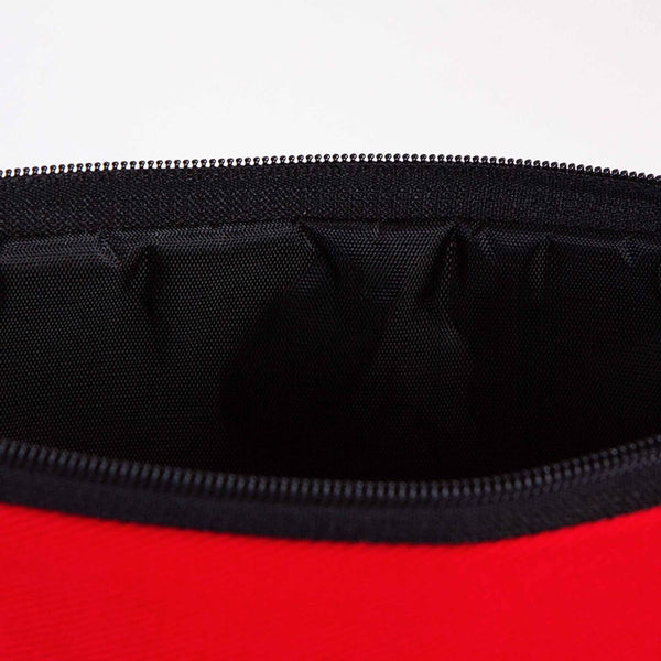 Custom Zippered Clutch Bag – Red – 10" × 7" (25 × 18 cm) - 10 oz - Pamusan.com