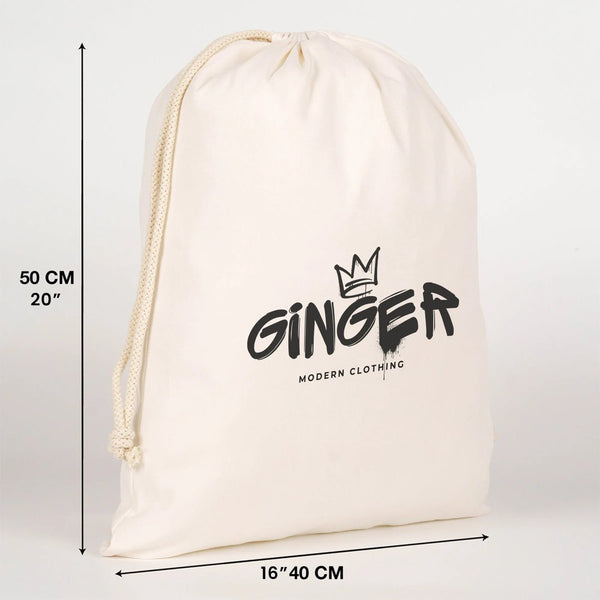 Customizable Laminated 16" x 20" (40 x 50 cm) Cotton Drawstring Pouch - Pamusan.com