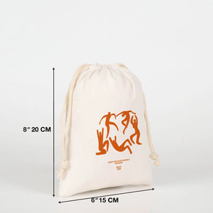 Customizable Laminated 6" x 8" (15×20 cm) Cotton Drawstring Pouch - 4 oz - Pamusan.com