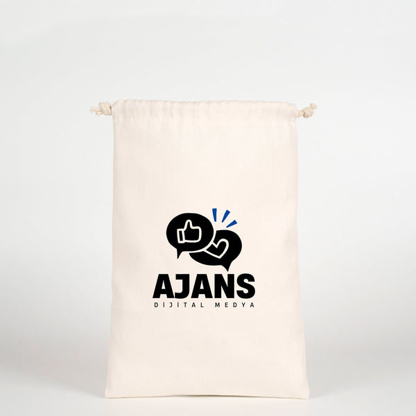 Customizable Laminated 8" x 12" (20 x 30 cm) Cotton Drawstring Pouch - 4 oz - Pamusan.com