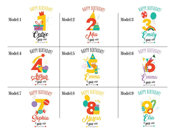 Birthday Favor Pouch Bags – Personalized Cotton Gift Bags (27 Designs) — custom print | Pamusan