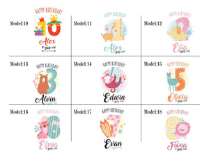 Birthday Favor Pouch Bags – Personalized Cotton Gift Bags (27 Designs) — custom print | Pamusan