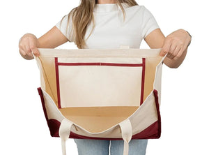 Elite Canvas Tote Bag – Large Size for Beach & Grocery | Heavy - Duty 390gsm Cotton | Custom Logo - Pamusan.com