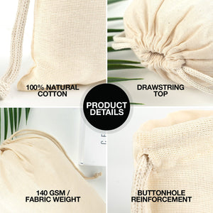 Fabric Pouch 12" W x 16" H (30 cm x 40 cm) - (Customize) - Pamusan.com