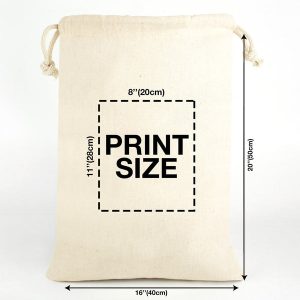 Fabric Pouch 16" W x 20" H (40 cm x 50 cm) - (Customize) - Pamusan.com