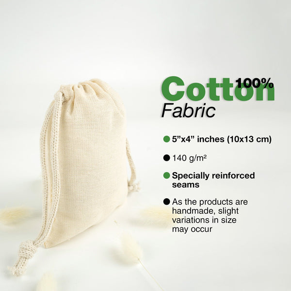 Fabric Pouch 4" W x 5" H (10 cm x 13 cm) - (Customize) - Pamusan.com