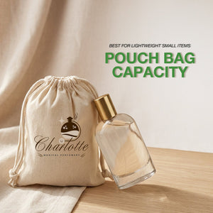 Fabric Pouch 6" W x 8" H (15.5 cm x 20 cm) - (Customize) - Pamusan.com