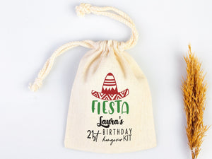 Fiesta Birthday Party Hangover Kit Bags, Birthday Recovery Kit Party - Pamusan.com