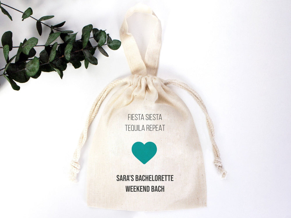 Fiesta Siesta Repeat Hangover Kit Bags –  Custom Recovery Pouches for Bachelorette Party | Pamusan