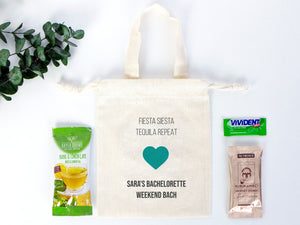 Fiesta Siesta Repeat Hangover Kit Bags –  Custom Recovery Pouches for Bachelorette Party — custom print | Pamusan