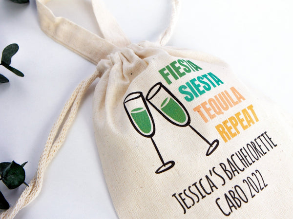 Let's Party! Hangover Kit Pouch 6x8" | Bachelorette Event Bag | Pamusan
