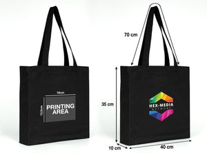Halloween Tote Bags – Personalized Black Canvas Reusable Totes with 12 Custom Designs - Pamusan.com