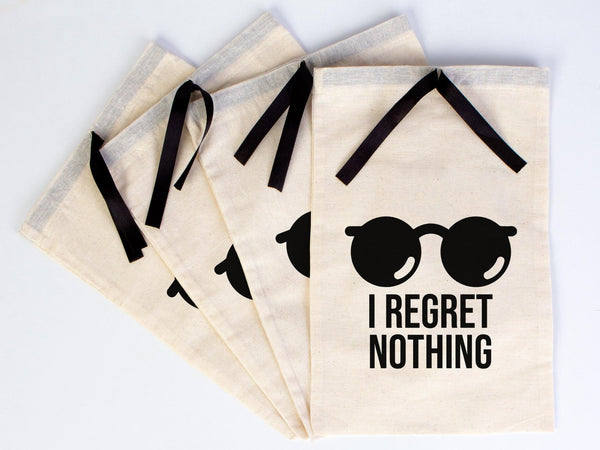 Hangover Bags with Black Ribbon - 2 Different Sizes - Wedding Recovery Kit — alternate view | Pamusan