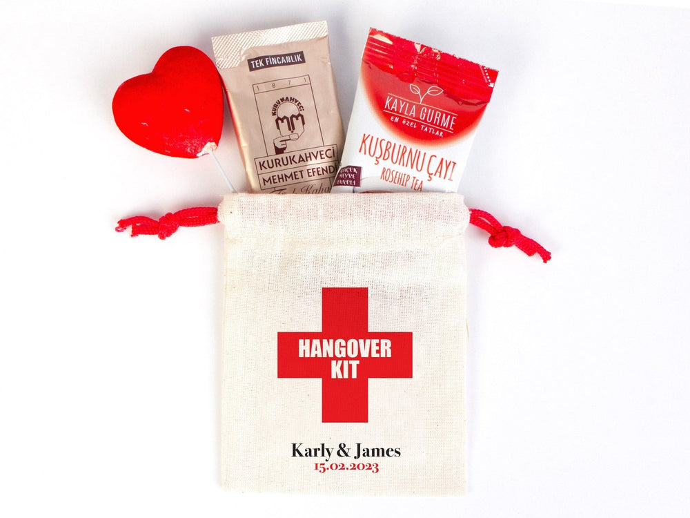 Hangover Kit Bags – Custom Recovery Pouches for Bachelorette Party & Weddings | Pamusan