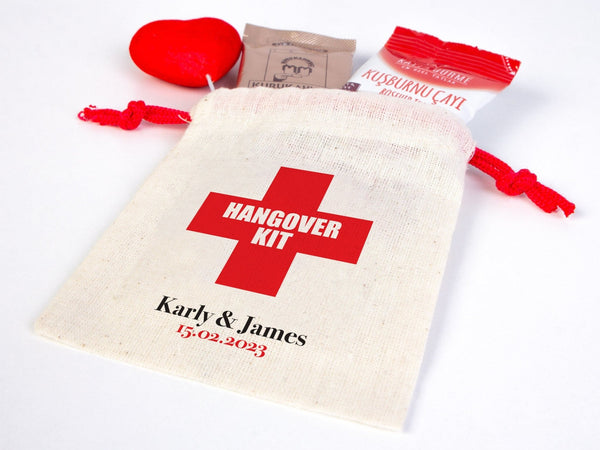 Hangover Kit Bags – Custom Recovery Pouches for Bachelorette Party & Weddings — custom print | Pamusan